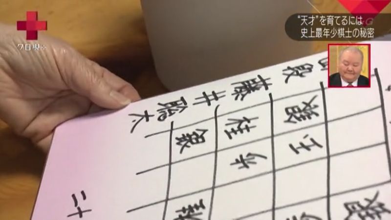 藤井聡太四段の27手詰イラストサイン