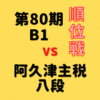 藤井聡太竜王VS阿久津主税八段【第80期順位戦】(2022/2/3)成績・中継情報