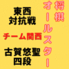 古賀悠聖四段【将棋オールスター東西対抗戦】(2021/12/26)成績・中継情報