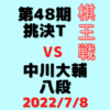 藤井聡太竜王vs中川大輔八段※結果【第48期棋王戦挑決T】(2022/7/8)