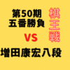 藤井聡太棋王vs増田康宏八段【第50期棋王戦五番勝負第1局】(2024/2/2)成績・中継情報