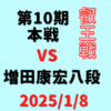 藤井聡太竜王・名人vs増田康宏八段※結果【第10期叡王戦本戦第1局】(2025/1/8)