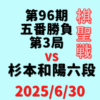 藤井聡太棋聖vs杉本和陽六段※結果【第96期棋聖戦五番勝負第2局】(2025/6/30)